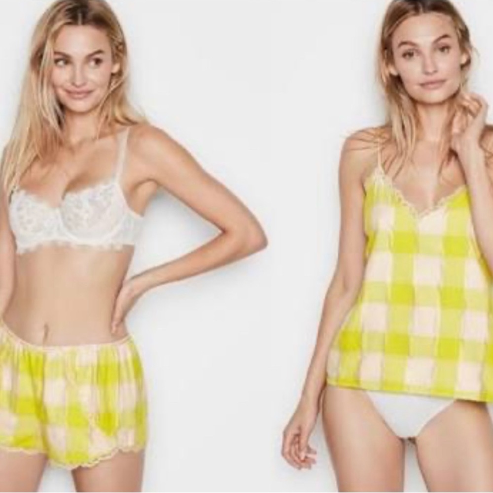 NWT Victorias Secret Shorts & Cami Pajama Set, size M